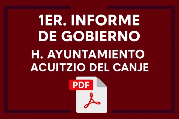 1er. Informe de Gobierno