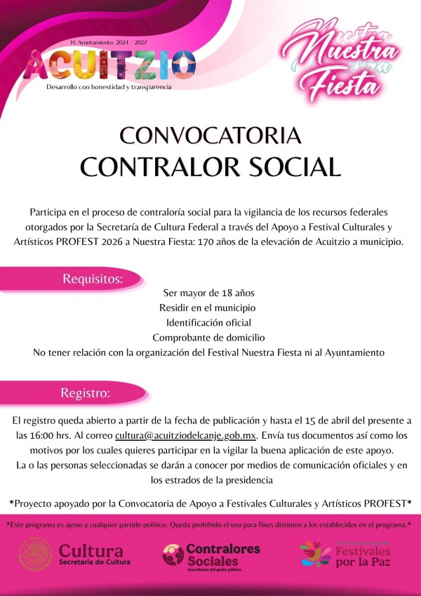 CONVOCATORIA CONTRALOR